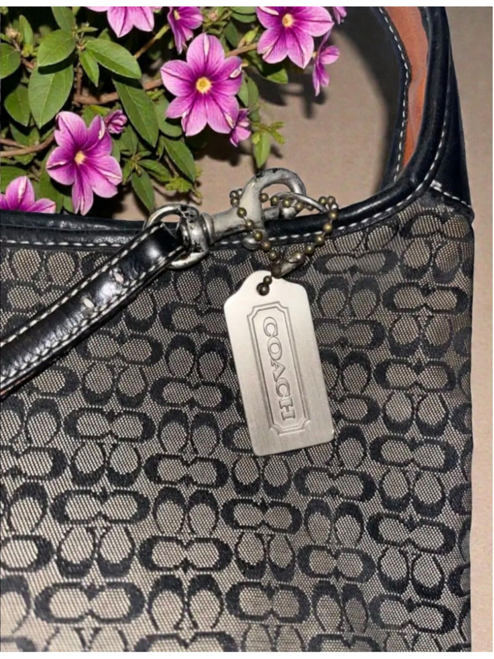 Vintage (2002) Coach Ergo Signature Hobo Y2K NO M2K-6617